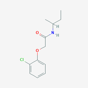 molecular formula C12H16ClNO2 B4651692 N-(sec-butyl)-2-(2-chlorophenoxy)acetamide 
