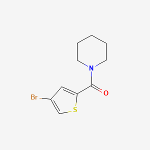 molecular formula C10H12BrNOS B4651879 1-[(4-bromo-2-thienyl)carbonyl]piperidine 