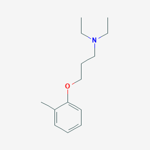 molecular formula C14H23NO B4651942 N,N-diethyl-3-(2-methylphenoxy)-1-propanamine 