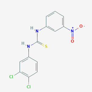 molecular formula C13H9Cl2N3O2S B4651945 N-(3,4-dichlorophenyl)-N'-(3-nitrophenyl)thiourea 