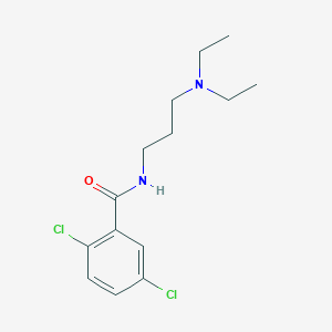 molecular formula C14H20Cl2N2O B4652087 2,5-dichloro-N-[3-(diethylamino)propyl]benzamide 