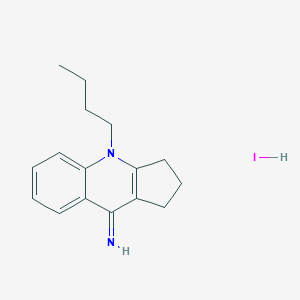 molecular formula C16H21IN2 B4652168 4-butyl-1,2,3,4-tetrahydro-9H-cyclopenta[b]quinolin-9-imine hydroiodide 