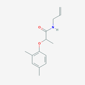 molecular formula C14H19NO2 B4652564 N-allyl-2-(2,4-dimethylphenoxy)propanamide 