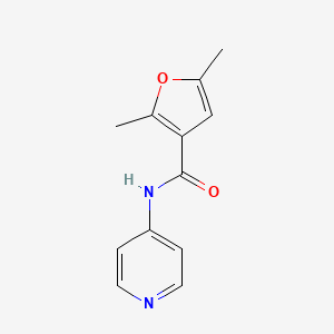 molecular formula C12H12N2O2 B4652667 2,5-dimethyl-N-4-pyridinyl-3-furamide 