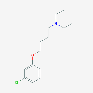 molecular formula C14H22ClNO B4652763 4-(3-chlorophenoxy)-N,N-diethyl-1-butanamine 