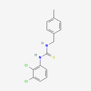 molecular formula C15H14Cl2N2S B4653017 N-(2,3-dichlorophenyl)-N'-(4-methylbenzyl)thiourea 