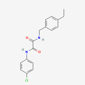 N-(4-chlorophenyl)-N'-(4-ethylbenzyl)ethanediamide