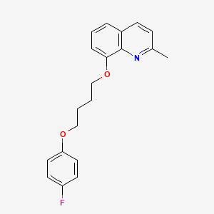 8-[4-(4-fluorophenoxy)butoxy]-2-methylquinoline