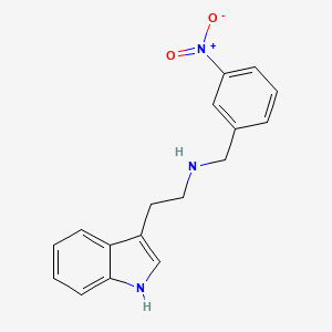 molecular formula C17H17N3O2 B4653285 2-(1H-indol-3-yl)-N-(3-nitrobenzyl)ethanamine CAS No. 355816-40-9