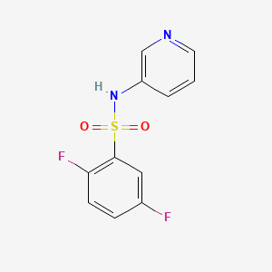 molecular formula C11H8F2N2O2S B4653287 2,5-difluoro-N-3-pyridinylbenzenesulfonamide 
