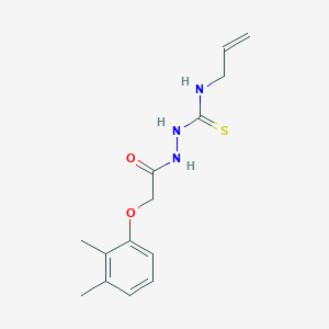 N-allyl-2-[(2,3-dimethylphenoxy)acetyl]hydrazinecarbothioamide