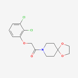 molecular formula C15H17Cl2NO4 B4653376 8-[(2,3-dichlorophenoxy)acetyl]-1,4-dioxa-8-azaspiro[4.5]decane 