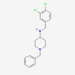 1-benzyl-N-(3,4-dichlorobenzyl)-4-piperidinamine