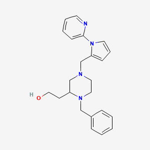 2-(1-benzyl-4-{[1-(2-pyridinyl)-1H-pyrrol-2-yl]methyl}-2-piperazinyl)ethanol