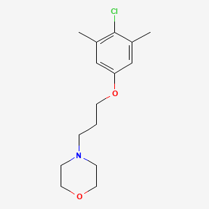 molecular formula C15H22ClNO2 B4653739 4-[3-(4-chloro-3,5-dimethylphenoxy)propyl]morpholine 