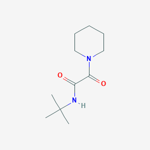 molecular formula C11H20N2O2 B4653776 N-(tert-butyl)-2-oxo-2-(1-piperidinyl)acetamide 