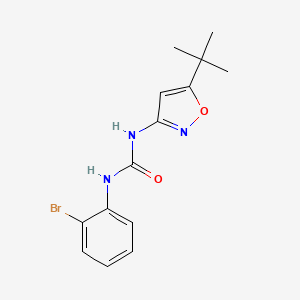 molecular formula C14H16BrN3O2 B4653813 N-(2-bromophenyl)-N'-(5-tert-butyl-3-isoxazolyl)urea 