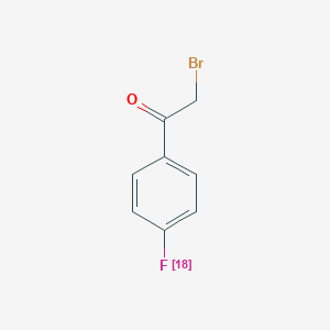 molecular formula C8H6BrFO B046541 (18F) 4-Fluorophenacyl bromide CAS No. 112368-54-4