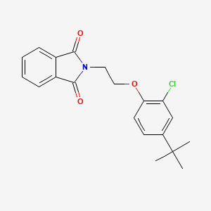 molecular formula C20H20ClNO3 B4654211 2-[2-(4-tert-butyl-2-chlorophenoxy)ethyl]-1H-isoindole-1,3(2H)-dione 