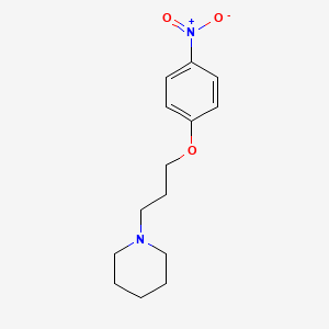 molecular formula C14H20N2O3 B4654351 1-[3-(4-nitrophenoxy)propyl]piperidine CAS No. 92374-75-9