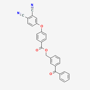 molecular formula C29H18N2O4 B4654359 3-benzoylbenzyl 4-(3,4-dicyanophenoxy)benzoate 