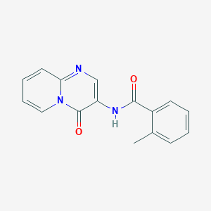 molecular formula C16H13N3O2 B4654460 2-methyl-N-(4-oxo-4H-pyrido[1,2-a]pyrimidin-3-yl)benzamide 