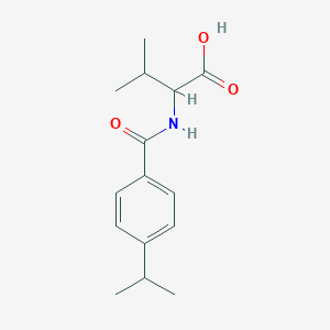 molecular formula C15H21NO3 B4654765 N-(4-isopropylbenzoyl)valine 