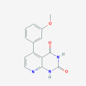 molecular formula C14H11N3O3 B4654855 5-(3-methoxyphenyl)pyrido[2,3-d]pyrimidine-2,4(1H,3H)-dione 