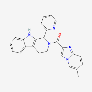 2-[(6-methylimidazo[1,2-a]pyridin-2-yl)carbonyl]-1-(2-pyridinyl)-2,3,4,9-tetrahydro-1H-beta-carboline