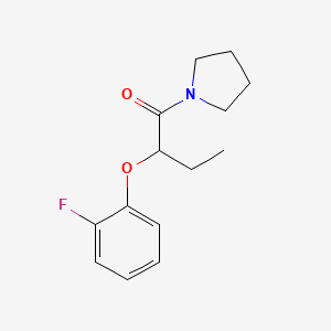 1-[2-(2-fluorophenoxy)butanoyl]pyrrolidine