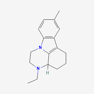 molecular formula C17H22N2 B4655805 3-ethyl-8-methyl-2,3,3a,4,5,6-hexahydro-1H-pyrazino[3,2,1-jk]carbazole 