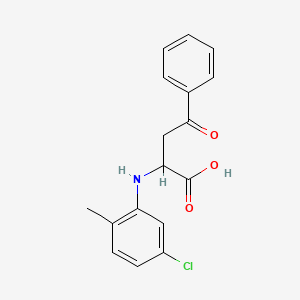 2-[(5-chloro-2-methylphenyl)amino]-4-oxo-4-phenylbutanoic acid