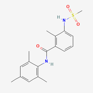 N-mesityl-2-methyl-3-[(methylsulfonyl)amino]benzamide