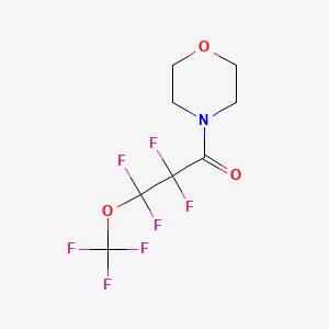 molecular formula C8H8F7NO3 B4655982 4-[2,2,3,3-tetrafluoro-3-(trifluoromethoxy)propanoyl]morpholine 