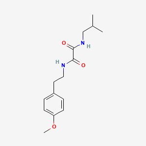 molecular formula C15H22N2O3 B4656188 N-isobutyl-N'-[2-(4-methoxyphenyl)ethyl]ethanediamide 