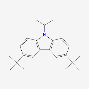 molecular formula C23H31N B4656232 3,6-di-tert-butyl-9-isopropyl-9H-carbazole 