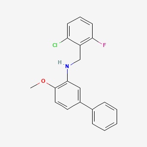 (2-chloro-6-fluorobenzyl)(4-methoxy-3-biphenylyl)amine