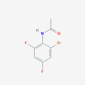 molecular formula C8H6BrF2NO B4656762 N-(2-bromo-4,6-difluorophenyl)acetamide 