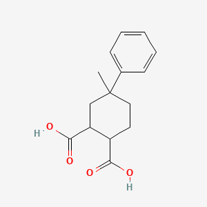molecular formula C15H18O4 B4656833 4-methyl-4-phenyl-1,2-cyclohexanedicarboxylic acid 