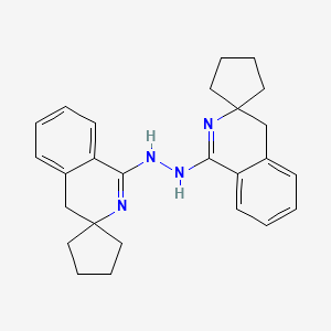 molecular formula C26H30N4 B4656970 2'H-spiro[cyclopentane-1,3'-isoquinolin]-1'(4'H)-one 2'H-spiro[cyclopentane-1,3'-isoquinolin]-1'(4'H)-ylidenehydrazone 