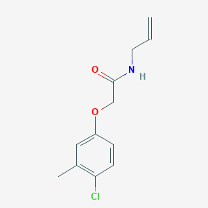 molecular formula C12H14ClNO2 B4657053 N-allyl-2-(4-chloro-3-methylphenoxy)acetamide 