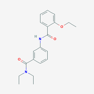 molecular formula C20H24N2O3 B4657348 N-{3-[(diethylamino)carbonyl]phenyl}-2-ethoxybenzamide 