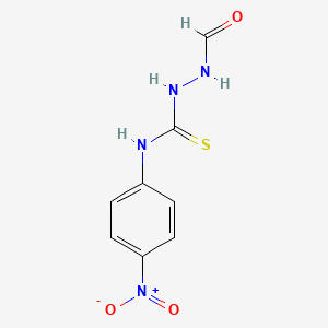molecular formula C8H8N4O3S B4657350 2-formyl-N-(4-nitrophenyl)hydrazinecarbothioamide 