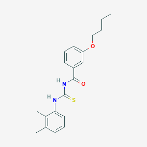 molecular formula C20H24N2O2S B4657566 3-butoxy-N-{[(2,3-dimethylphenyl)amino]carbonothioyl}benzamide 