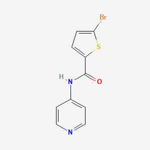 molecular formula C10H7BrN2OS B4657591 5-bromo-N-4-pyridinyl-2-thiophenecarboxamide 