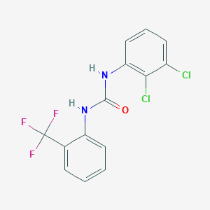 molecular formula C14H9Cl2F3N2O B4657742 N-(2,3-dichlorophenyl)-N'-[2-(trifluoromethyl)phenyl]urea 