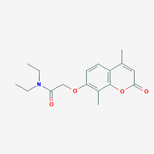 2-[(4,8-dimethyl-2-oxo-2H-chromen-7-yl)oxy]-N,N-diethylacetamide