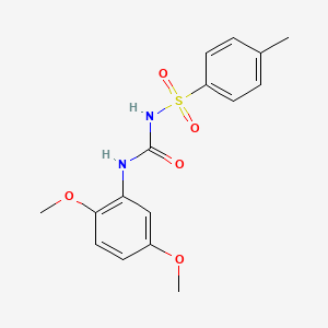 3-(2,5-DIMETHOXYPHENYL)-1-(4-METHYLBENZENESULFONYL)UREA