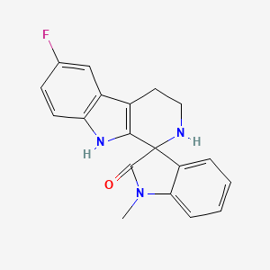 6-fluoro-1'-methyl-2,3,4,9-tetrahydrospiro[beta-carboline-1,3'-indol]-2'(1'H)-one