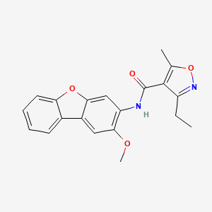 3-ethyl-N-(2-methoxydibenzo[b,d]furan-3-yl)-5-methyl-4-isoxazolecarboxamide